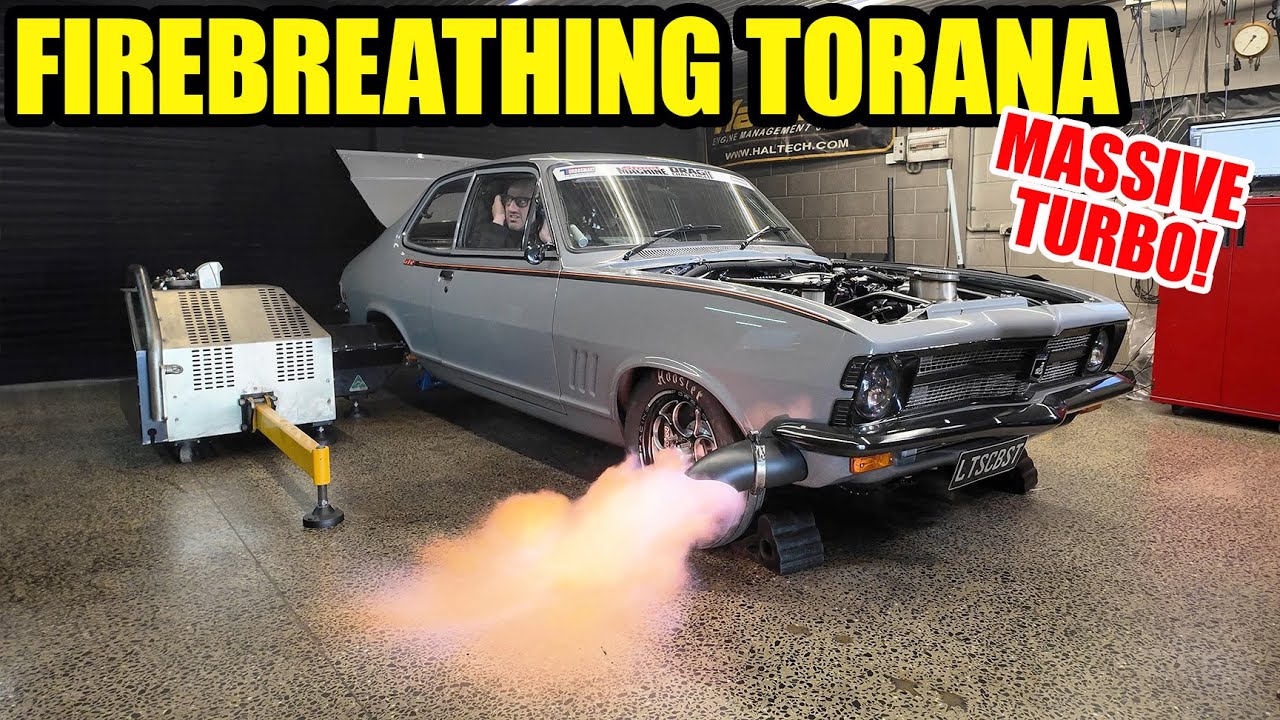 Firebreathing Megawatt Drag Challenge Torana!