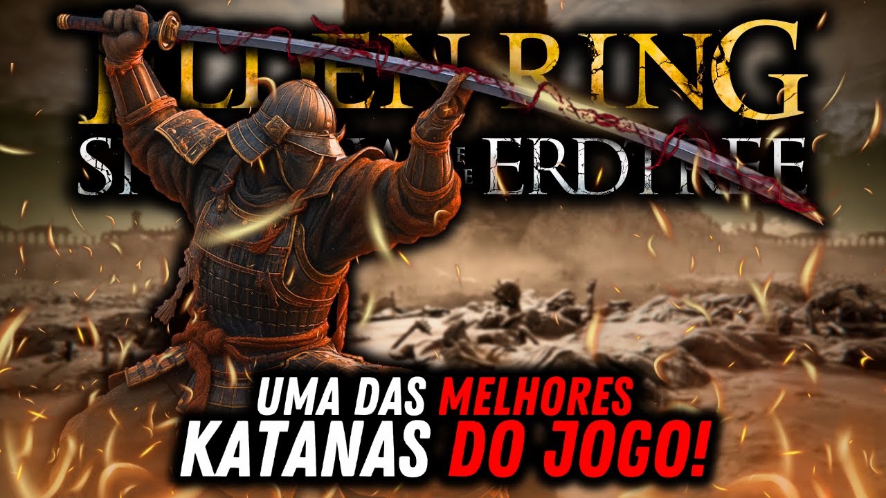 MONTANDO DO ZERO! ELDEN RING COM A BUILD DA NAGAKIBA!
