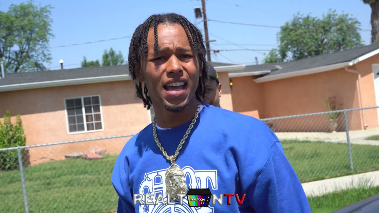 RealToonTV & SplifDTV pull up on Blue Raggs  in Casa Blanca, Riverside, California, Part 1