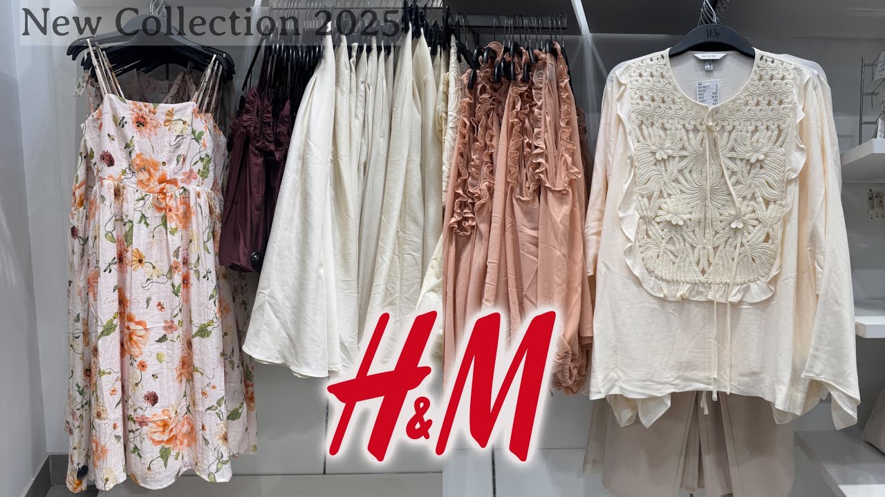 H&M NEW WOMEN’S💘SUMMER COLLECTION 2025 / NEW IN H&M HAUL 2025🎋