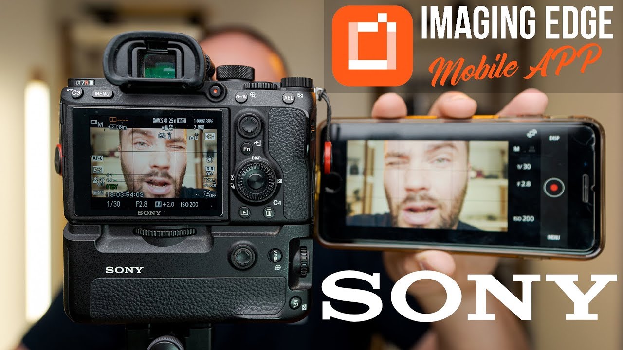 SONY IMAGING EDGE MOBILE - How to FILM YOURSELF | Sony A7iii A7Riii