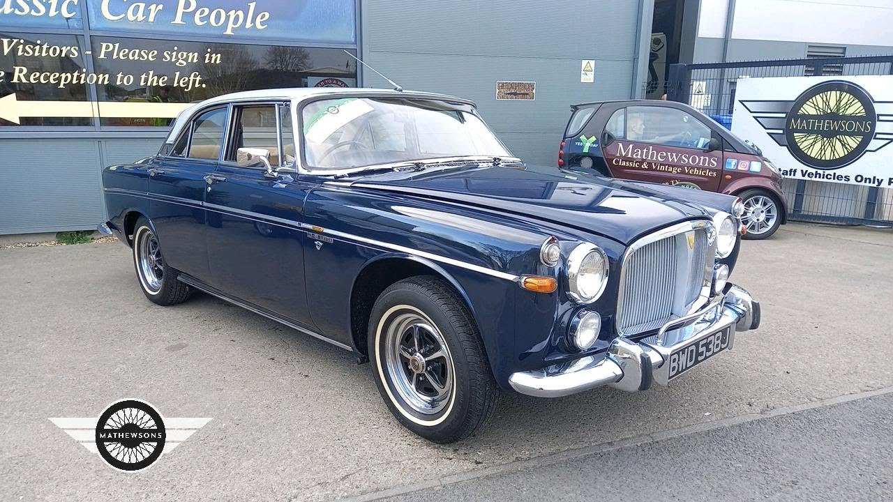 1970 ROVER 3.5 LITRE AUTO | MATHEWSONS CLASSIC CARS | AUCTION: 16, 17 & 18 APRIL 2025
