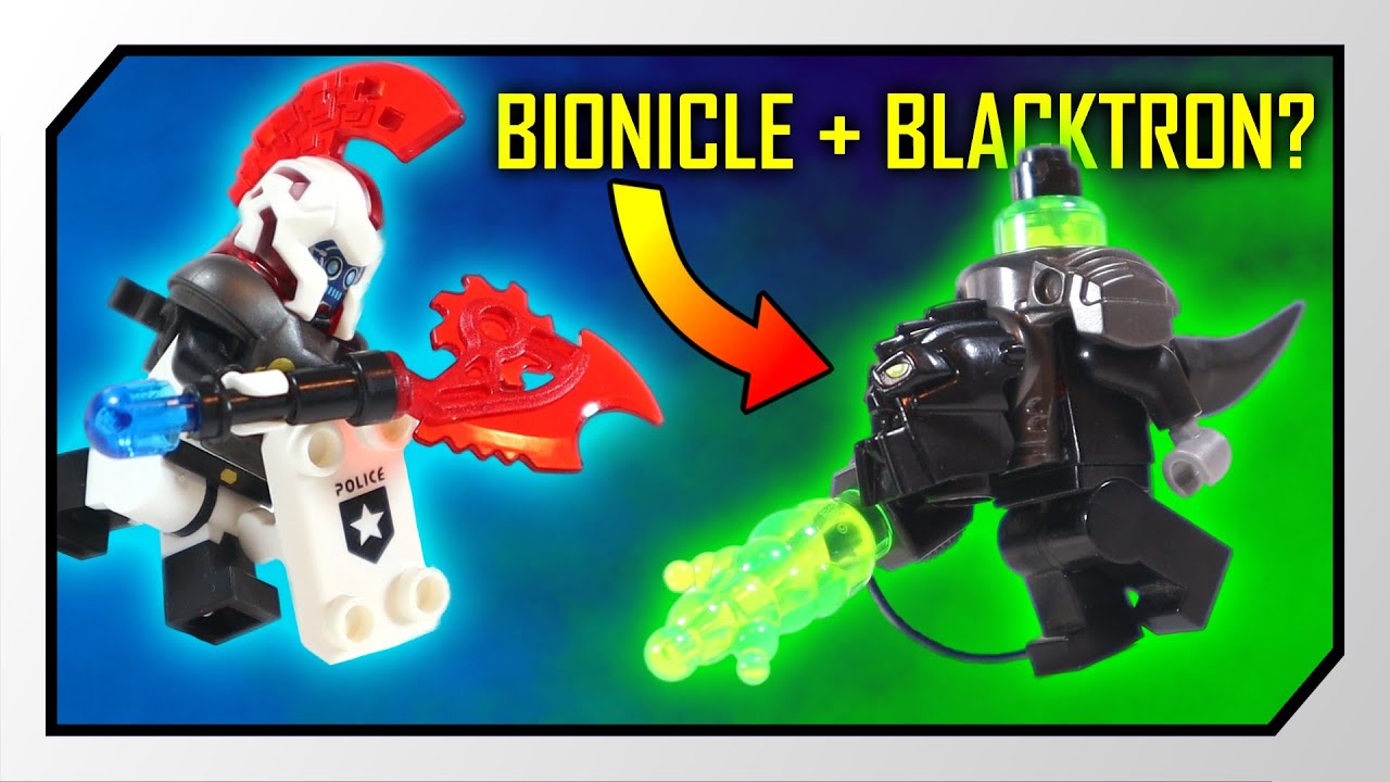 Пользовательские минифигурки LEGO BLACKTRON и SPACE POLICE!