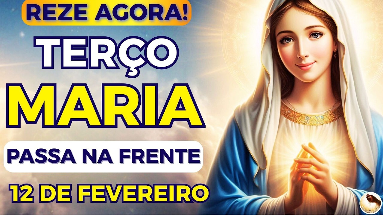 📿TERÇO MARIA PASSA na FRENTE 🙌QUANDO TUDO PARECE PERDIDO ELA INTERVÉM! REZE AGORA COM MARIA!