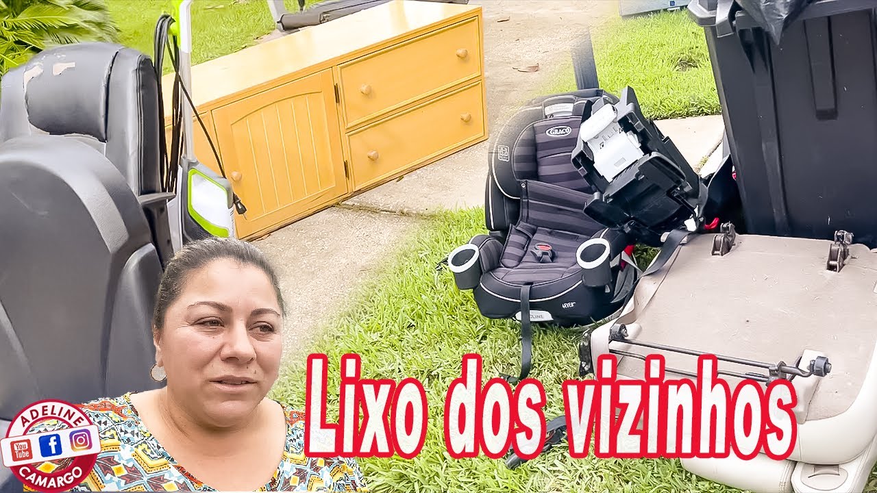 Lixo da vizinhança descartaram uma mudança | Adeline Camargo