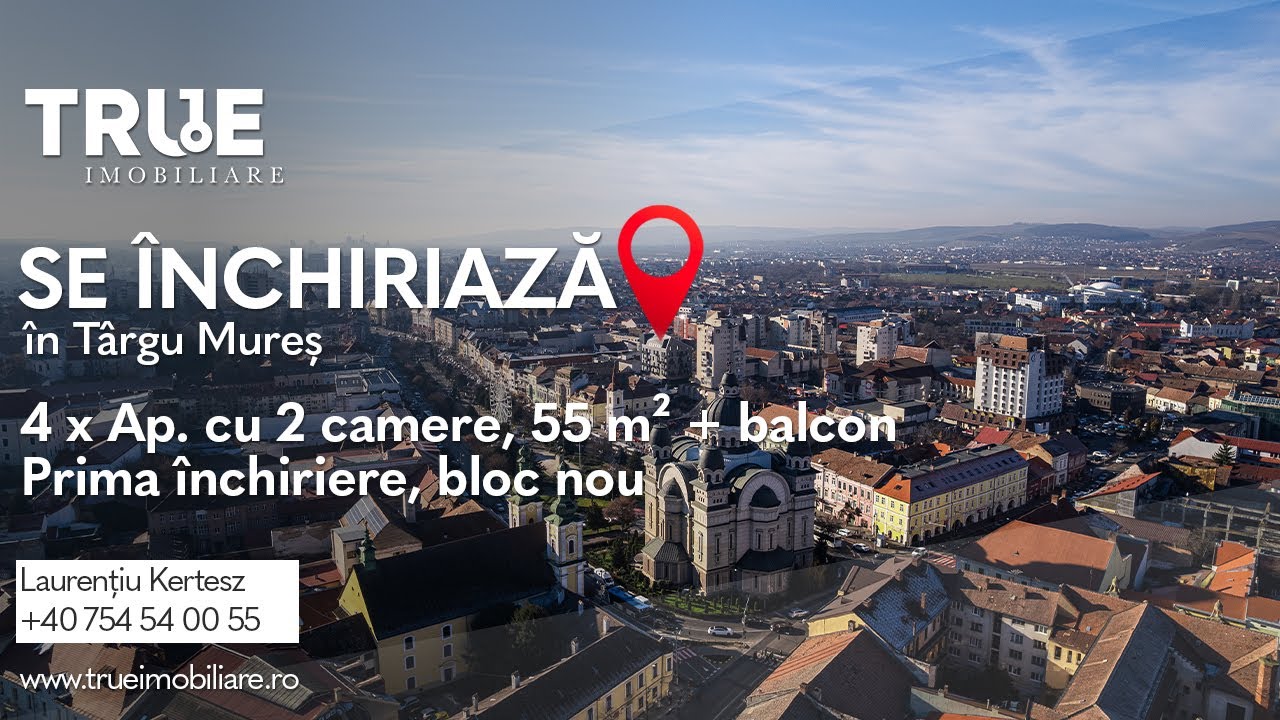 🏙️ Apartamente premium de închiriat – Ultracentral, Târgu Mureș