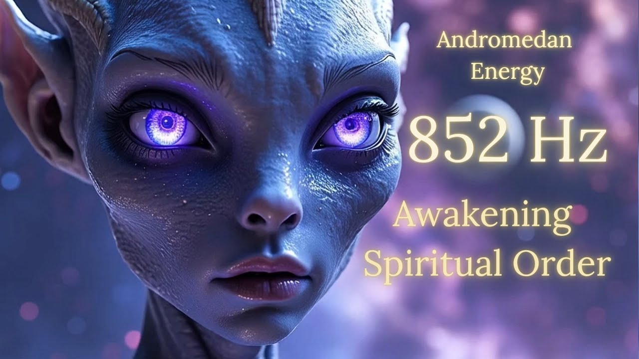 🎧 I Align with Divine Order 🌠 Andromedan Light 👽 | 852Hz Frequency for Spiritual Awakening ✨🕊️