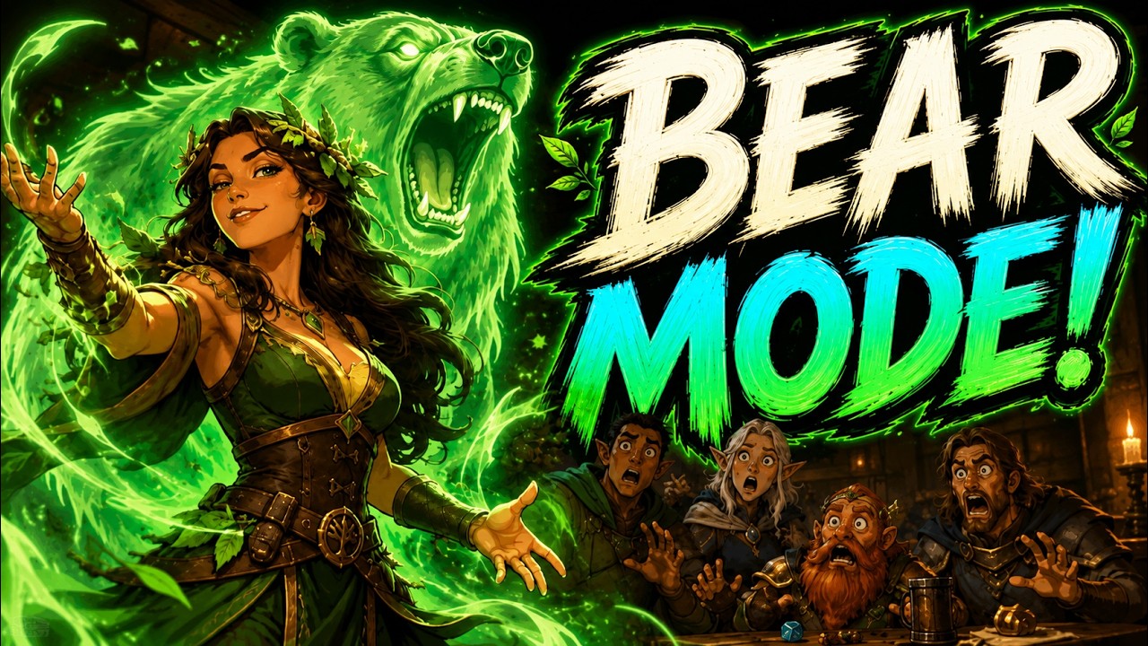 I TURNED INTO A BEAR! &mdash; Druid Logic  Funny D&D So
