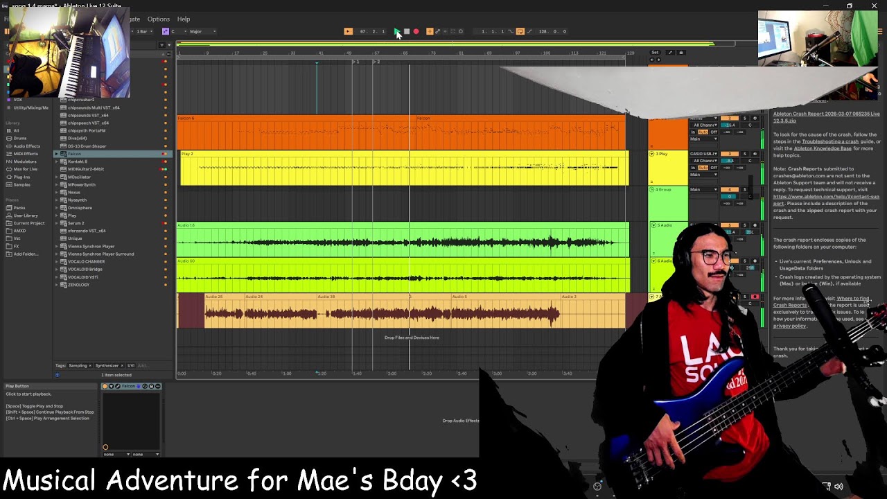 Musical Adventure for Mae's Bday  ♡ (Attempt 2; Horizontal Stream)