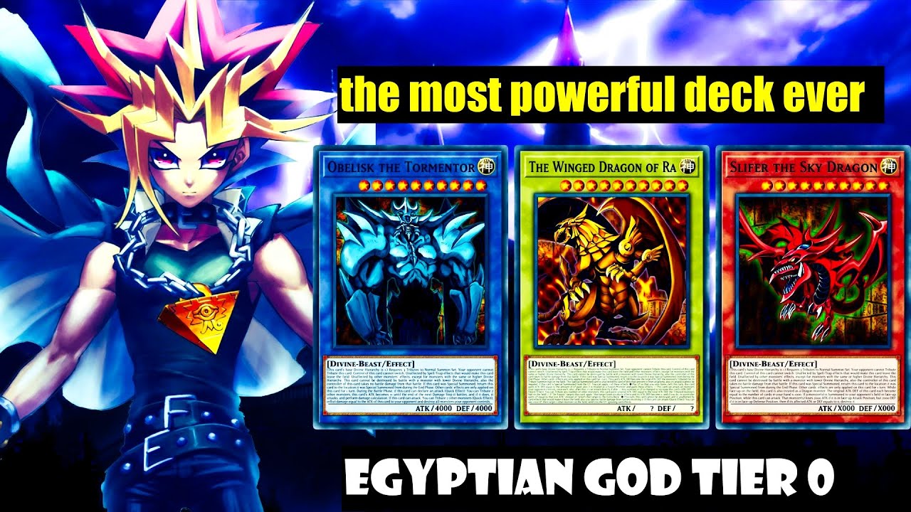 (YGOPRO)Egyptian Gods Deck,TRUE POWER (ANIME)Obelisk the Tormentor INFINITE ATTACK