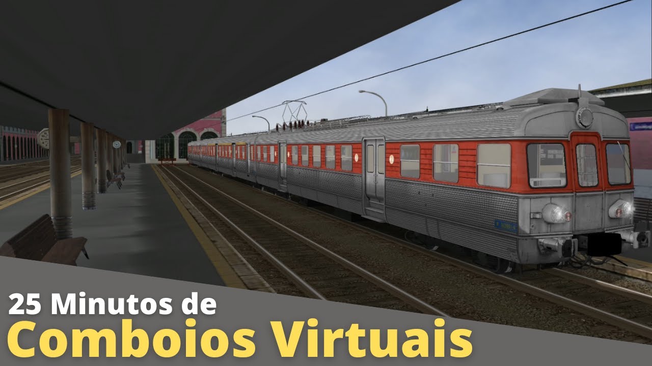 25 Minutos de Comboios Virtuais | Open Rails
