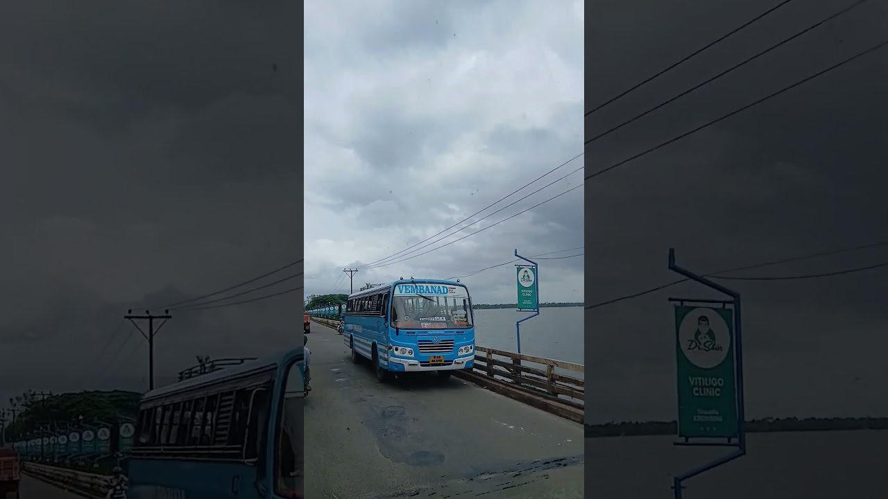 NICE  BRIDGE, across VEMBANAD LAKE