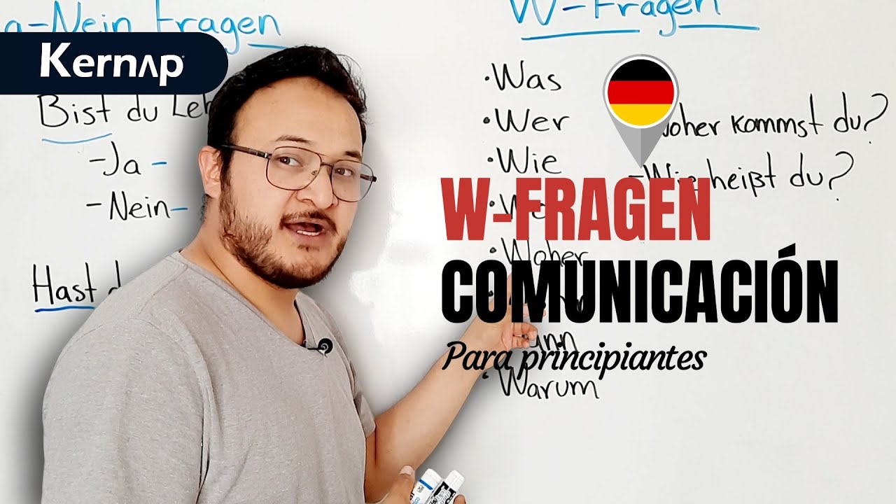 W-Fragen en ALEMÁN 🇩🇪 ¡Haz preguntas en alemán!