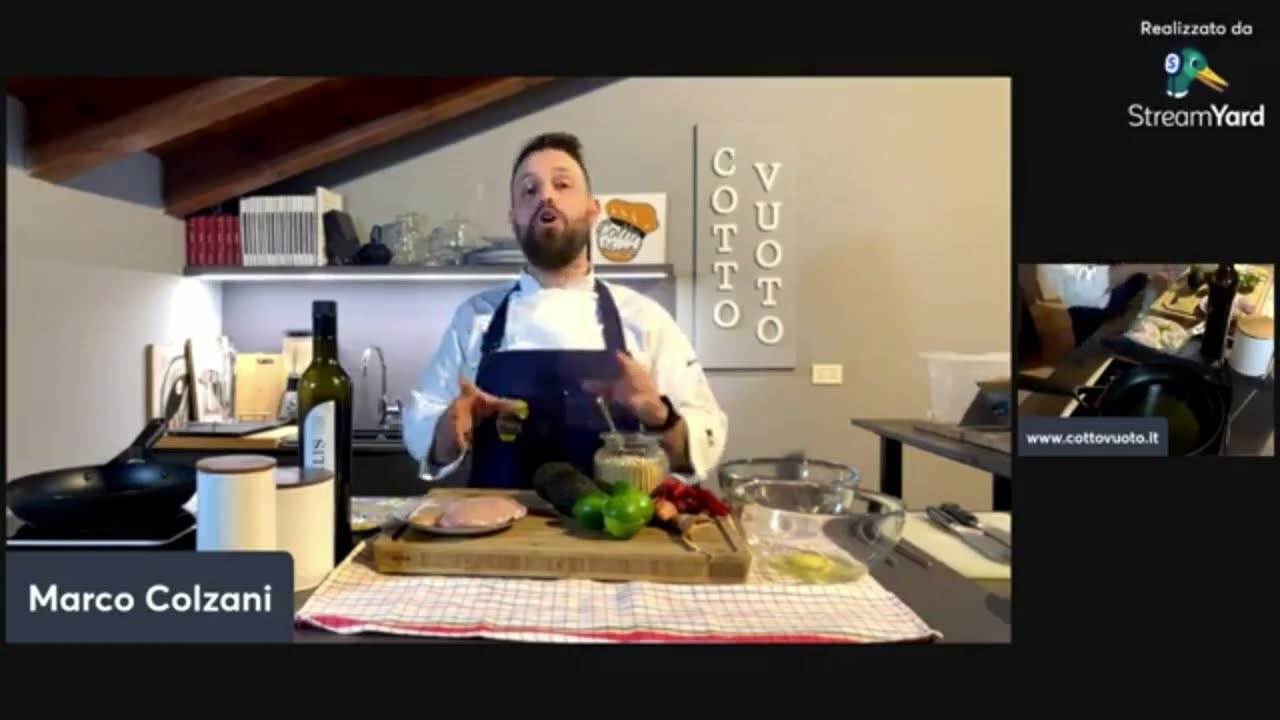 COTTOVUOTO: Come preparare un petto di galletto cotto a bassa temperatura con salsa di avocado
