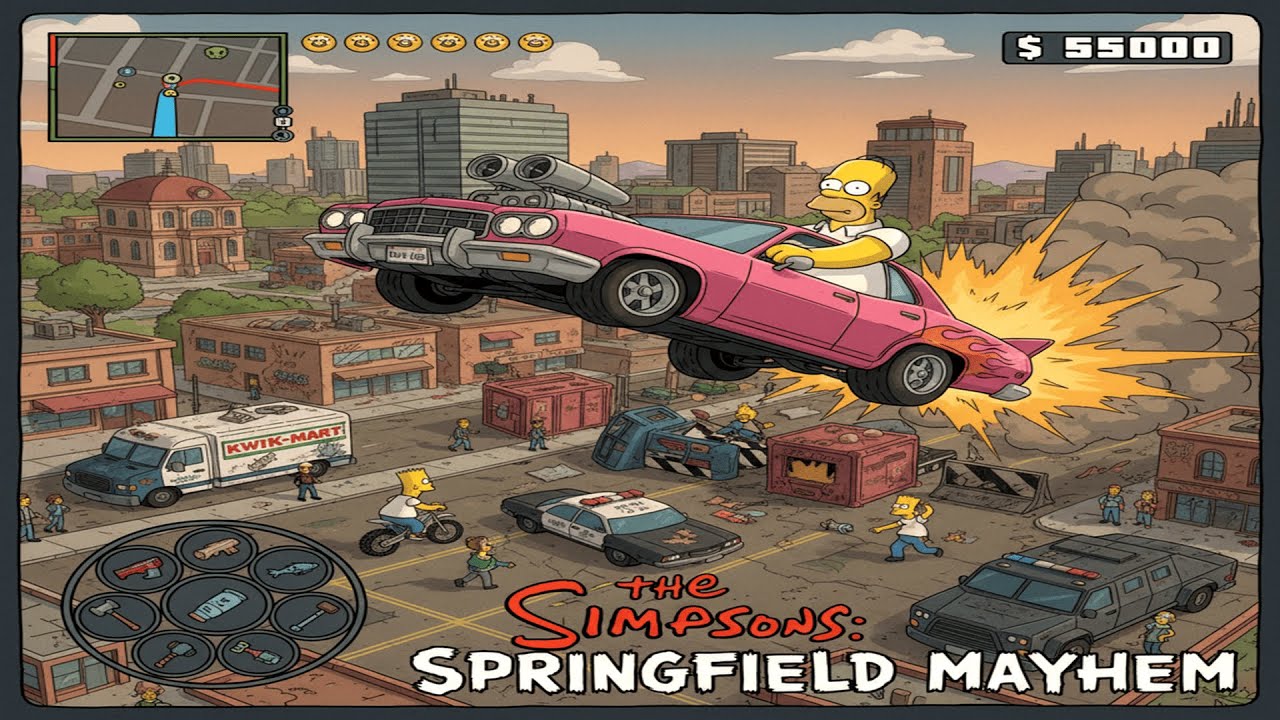 QUE TIEMPOS AQUELLOS... The Simpsons Hit & Run. PT1