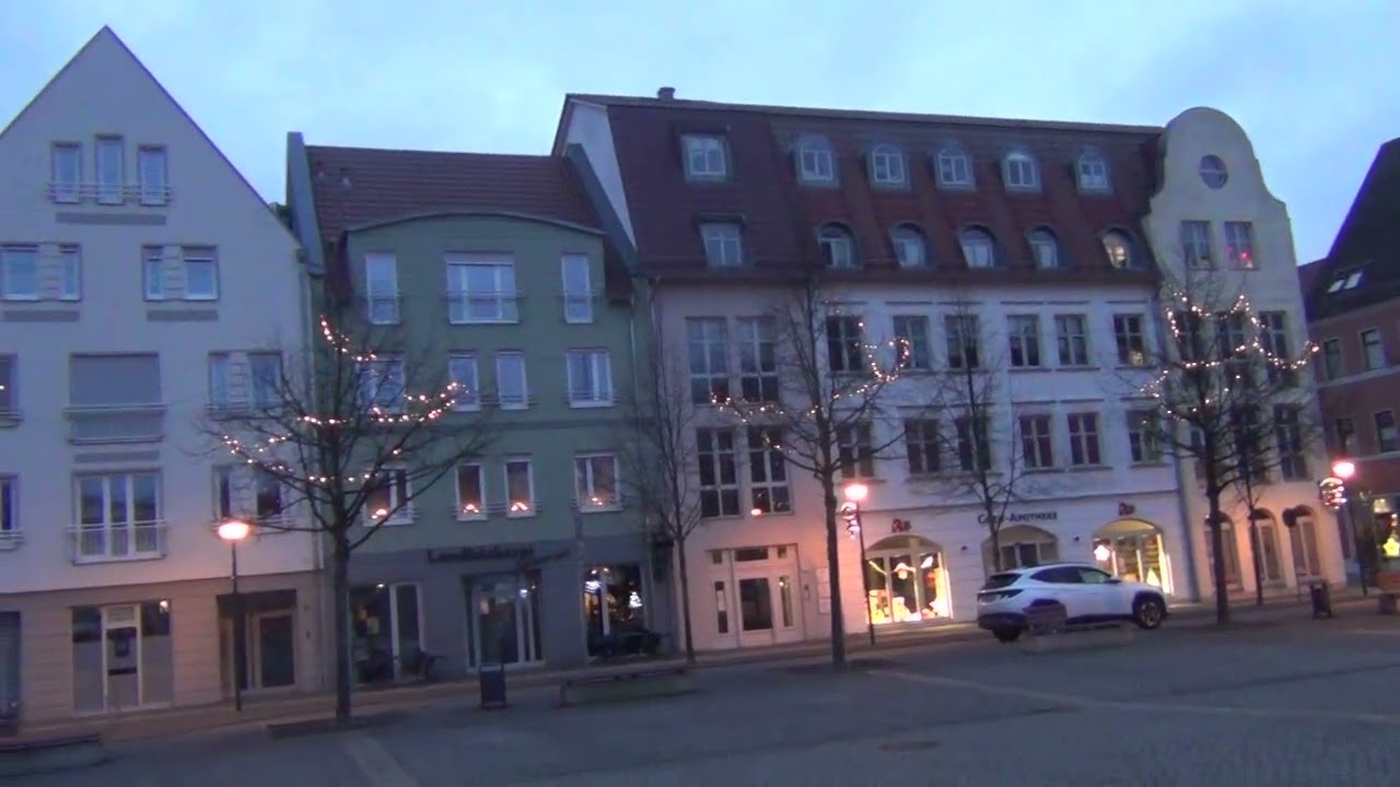 Vorweihnachtsstimmung in Anklam auf dem Markt