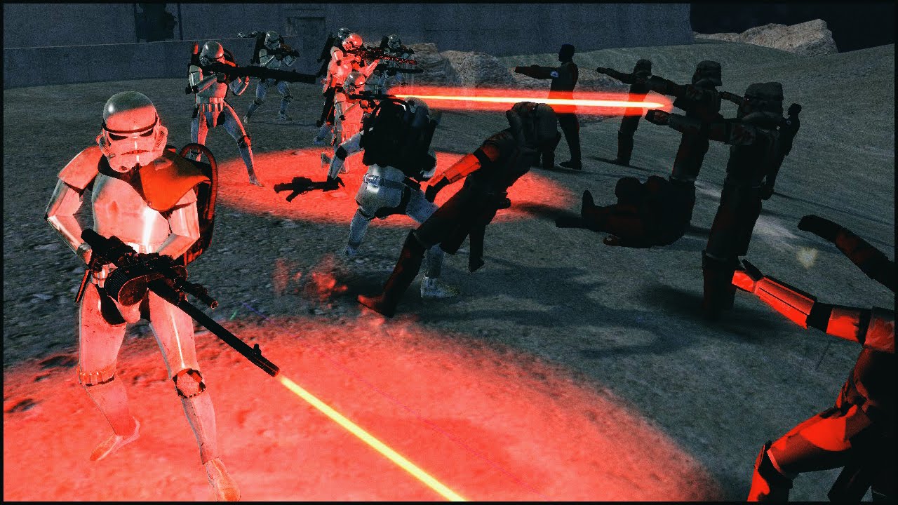 STORMTROOPERS VS ZOMBIES - Star Wars: Galaxy at War Mod Gameplay