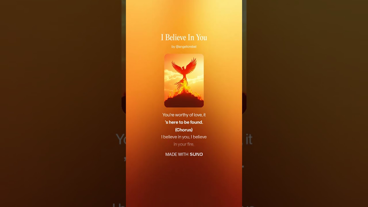 I Believe In You