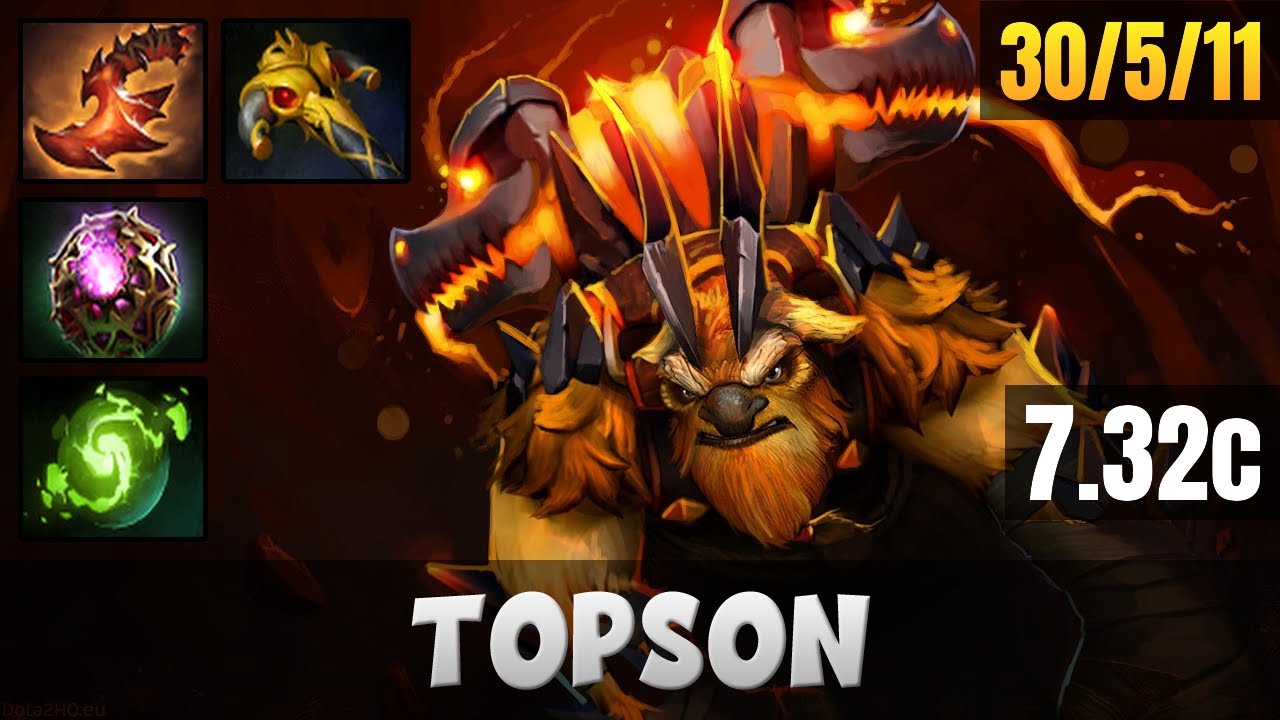 TOPSON Earthshaker MID LANE WITH 30 KILLS | Dota 2 Pro Gameplay