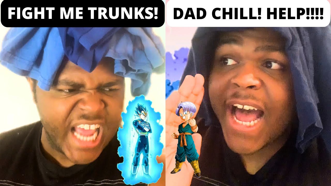 VEGETA AND GOKU TRAIN TRUNKS