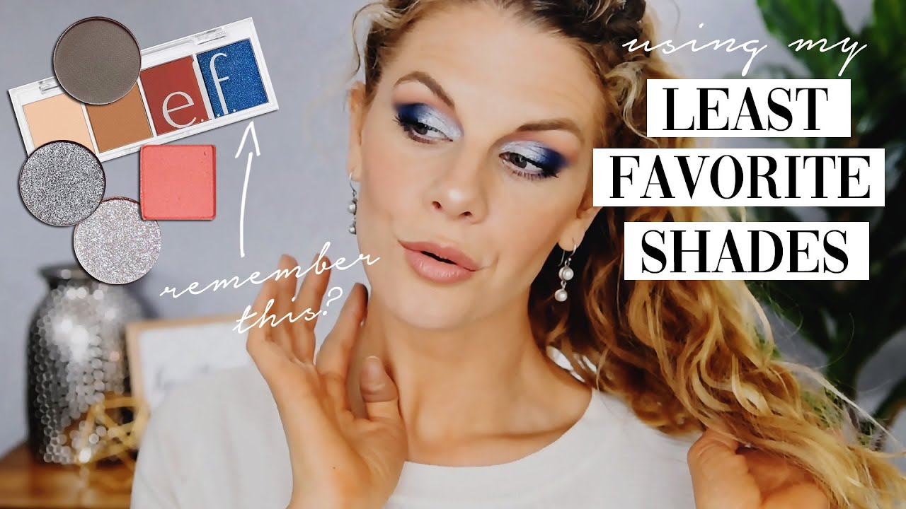 Take That, Blue! | Using My Least Favorite Shades | FULL MONTH of YOUR IDEAS