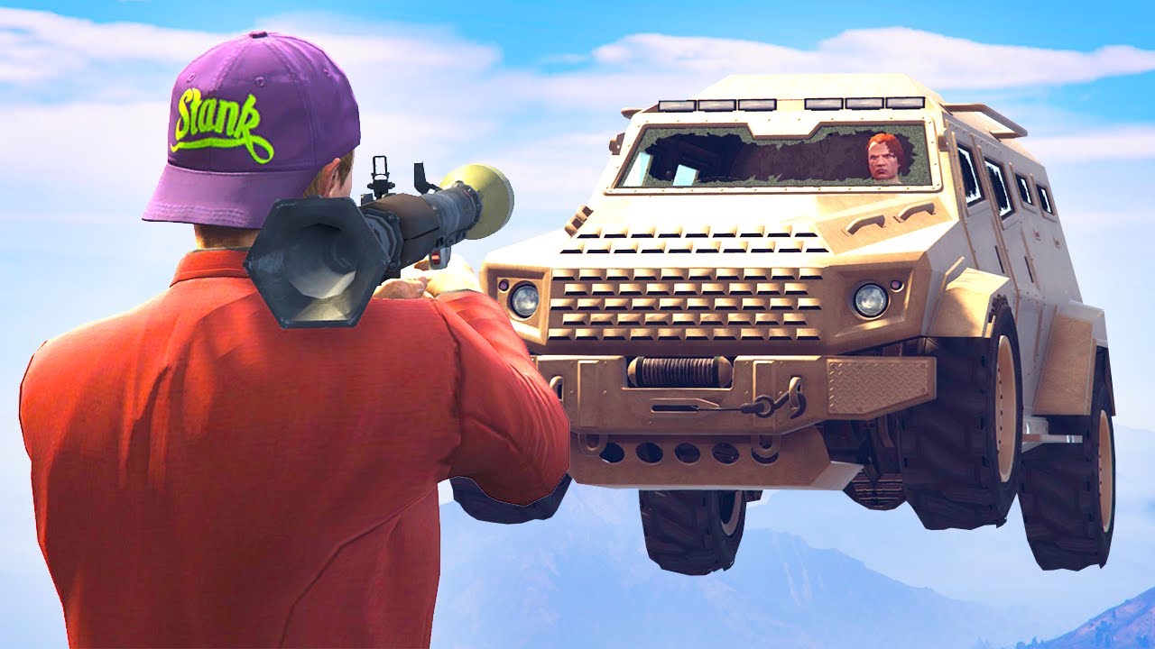 RPG vs. FLYING INSURGENTS! (GTA 5 Funny Moments)