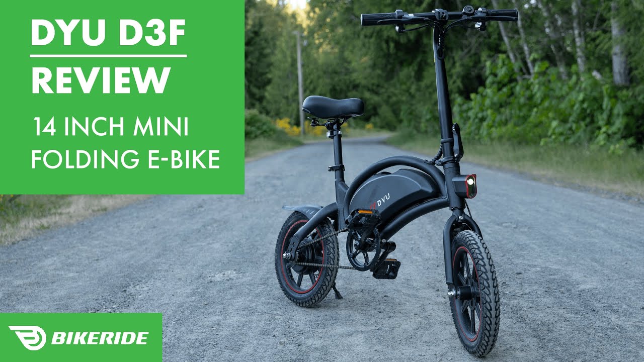 Обзор складного мини-электровелосипеда DYU D3F | BikeRide.com