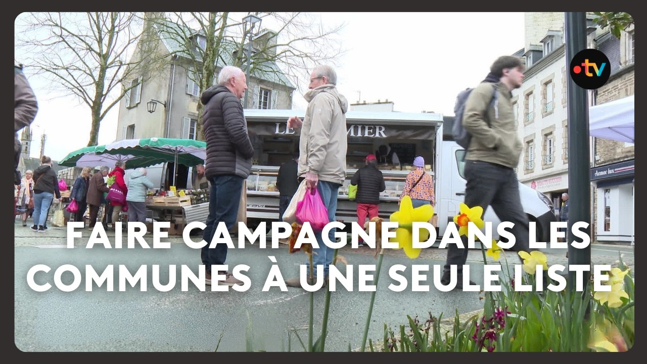 Comment faire campagne dans les communes à une seule liste ? Exemple à Lesneven dans le finistère.