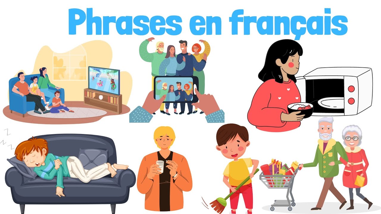 Apprendre des phrases  pour s'exprimer facilement en français.