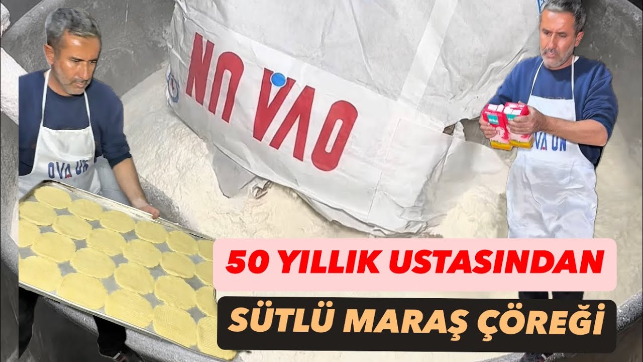 SÜTLÜ MARAŞ ÇÖREĞİ NASIL YAPILIYOR İZLEYELİM TUTYEMEZ ÇÖREKLERİ KAHRAMANMARAŞ #reklam