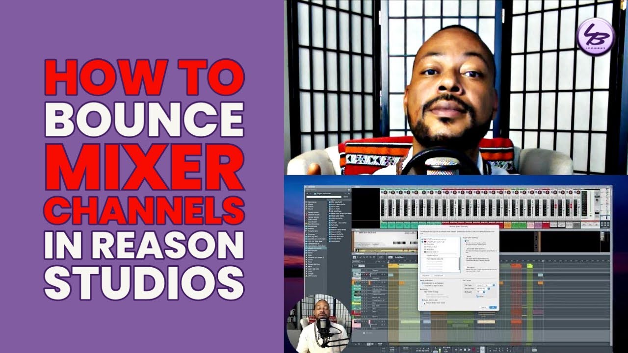 How to Bounce Mixer Channels in Reason Studios | Letstalkbeats Tutorial