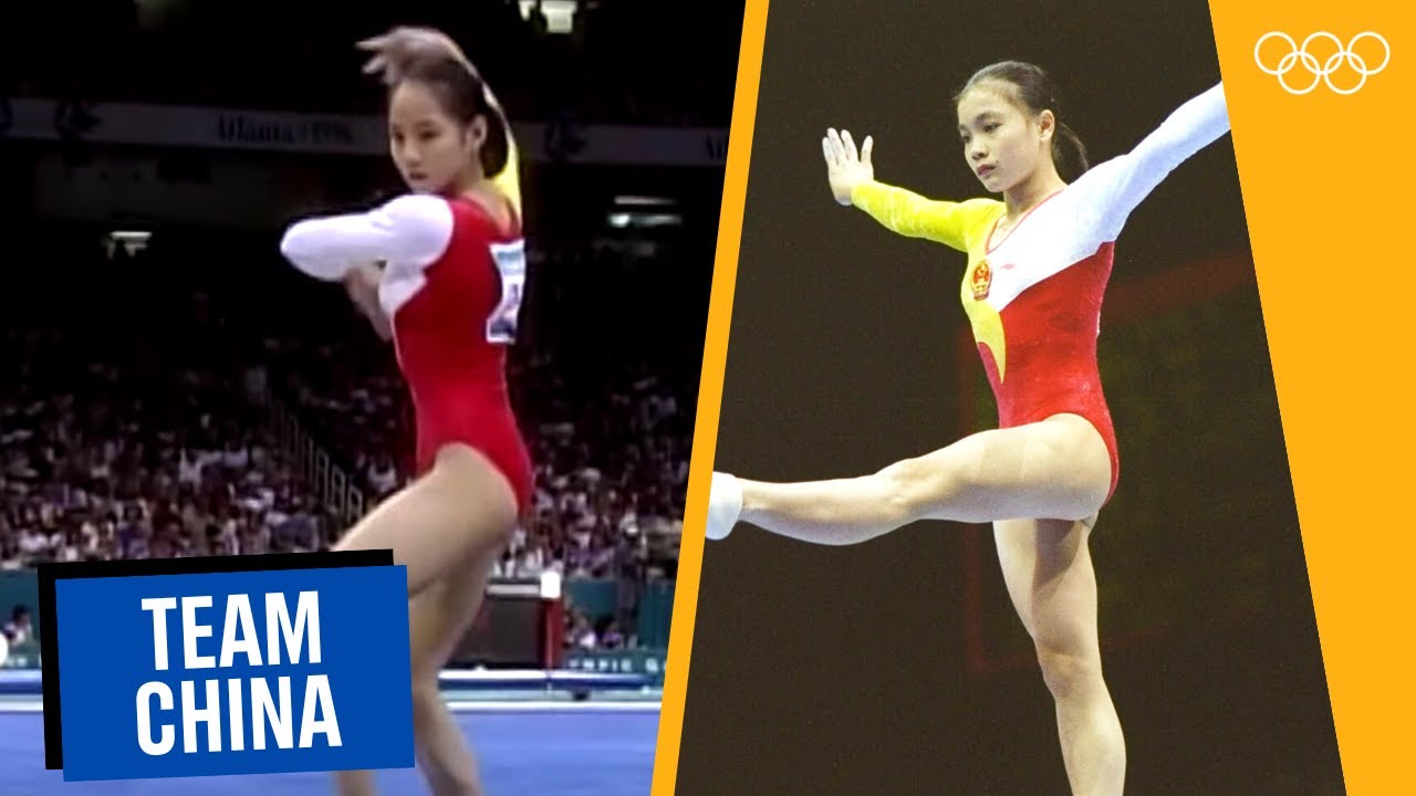Throwback to team China 🇨🇳 on the floor at Atlanta 1996!