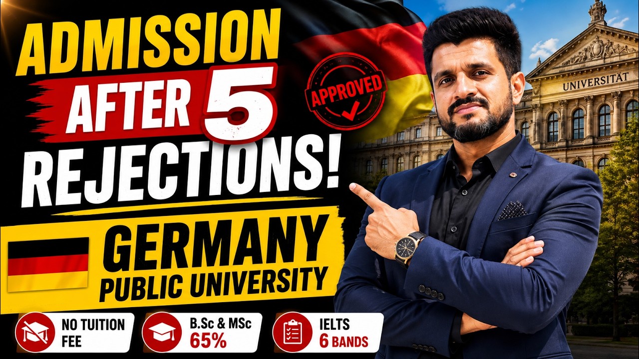 Study in Germany 2027 🔥 Free Master's in Germany Public University After 5 Rejections | Visa Guide