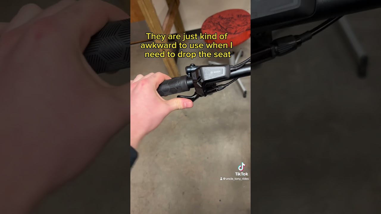 So they make a grip shifter for a dropper lever? #mtb #cycling #shimano #sram #dropper