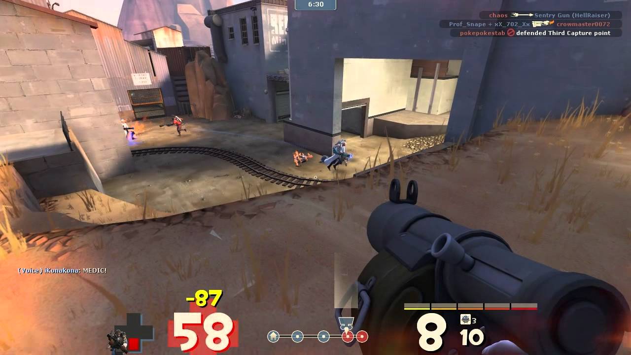 TF2 - Demoman on PL Frontier (Commentary) - Demo Pwnage!