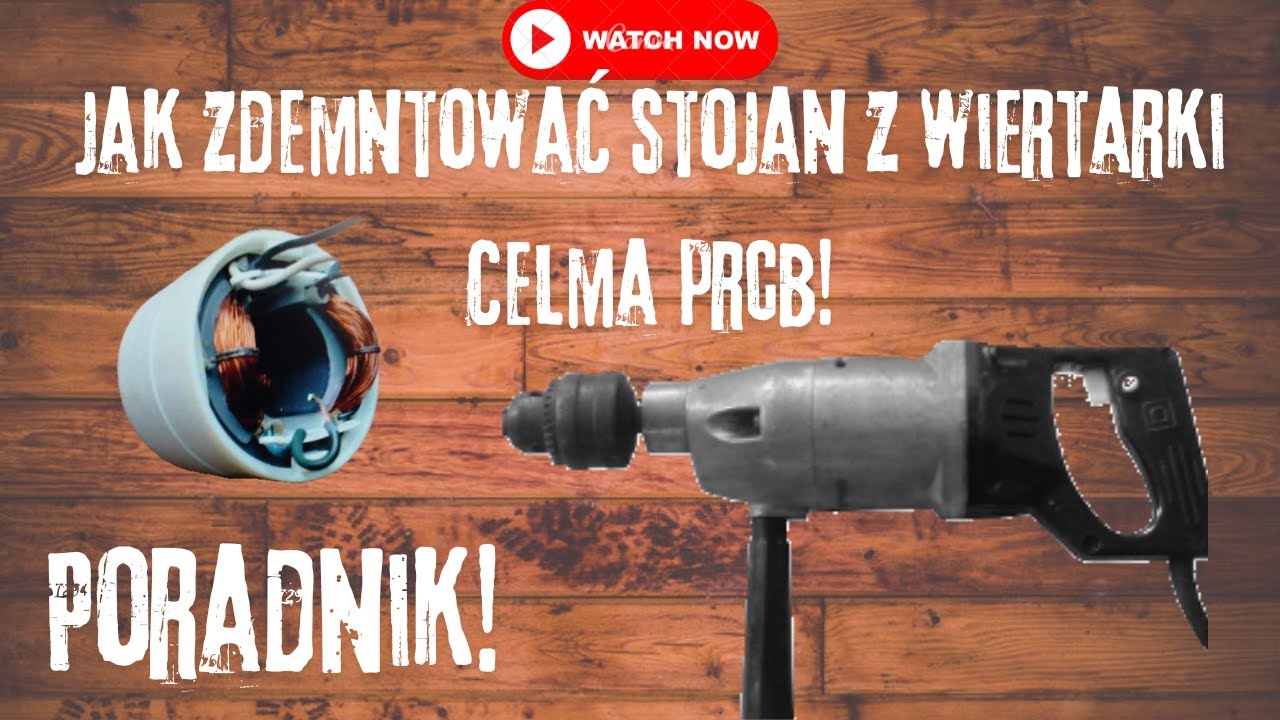Jak wyciągnąć stojan z wiertarki Wiertarki Celma PRCB - Poradnik !