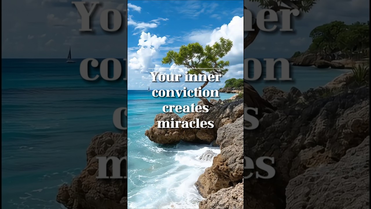 Your inner conviction creates miracles | god message quotes 