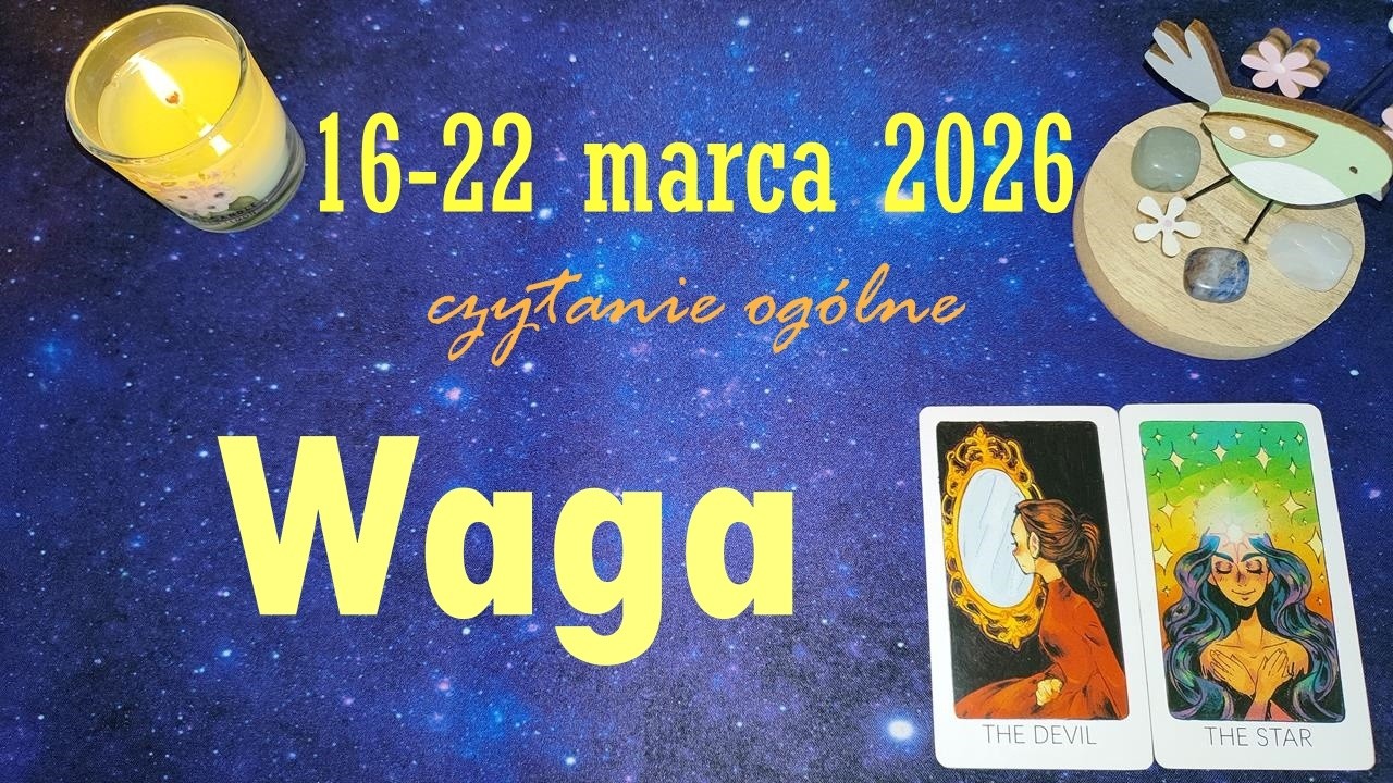 Waga 16-22.03.2026r - czytanie tygodniowe. Tarot.