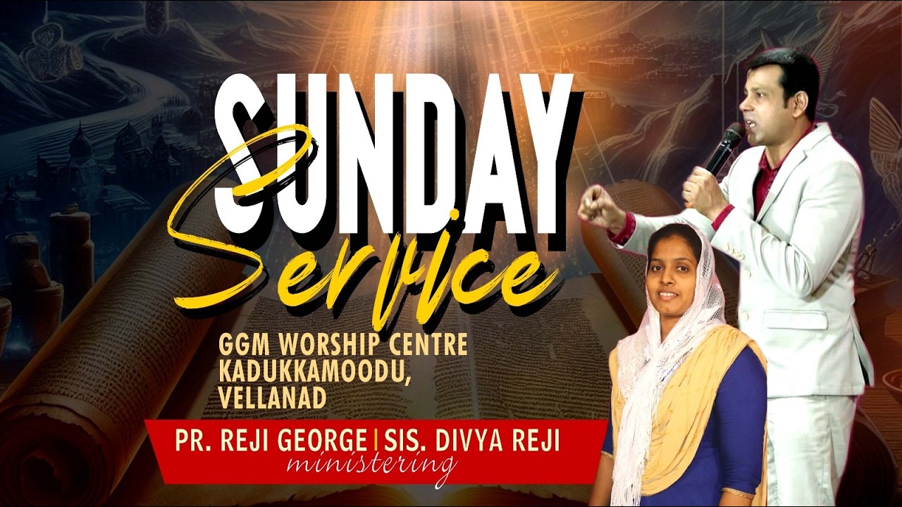 🔴Sunday Service | Pr. Reji George & Sis.Divya Reji | 08/03/26 |GGM Worship Centre TVM