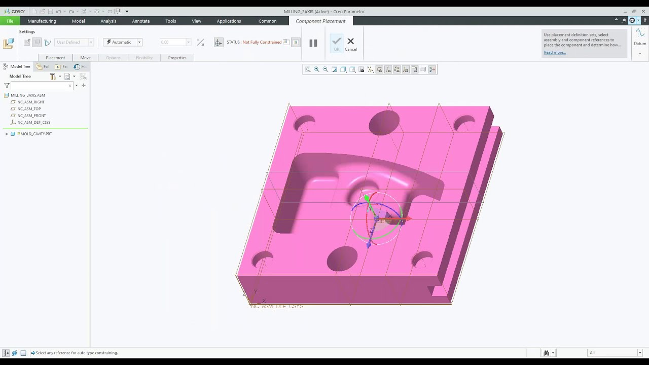 Creo Machining для начинающих