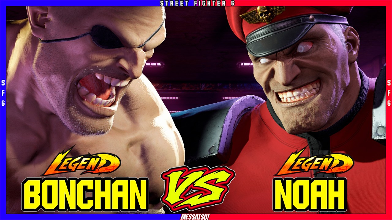 SF6 Bonchan (Sagat) VS Noah (M.Bison)💥Messatsu!💥スト6💥Street fighter 6