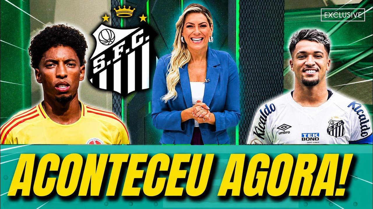 🔥 CONFIRMADO? A Not&iacute;cia Que Pegou a Torcida do Santos de Surpresa!