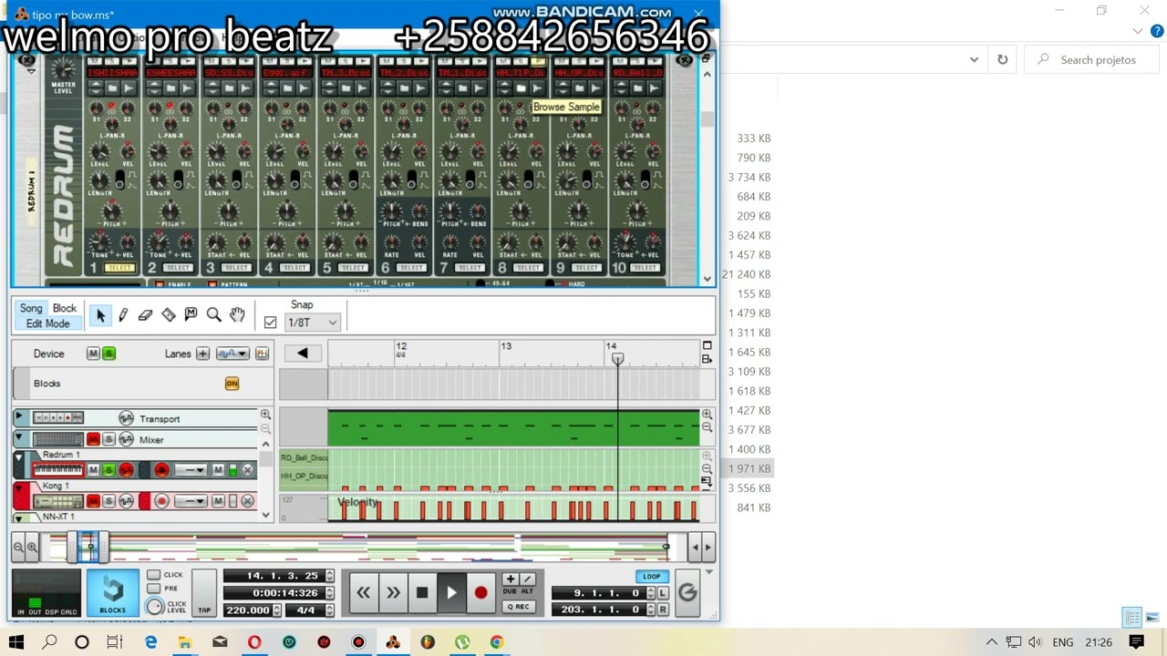 como produzir marrabenta tipo mabermuda no reason 5 do inicio ate ao fim
