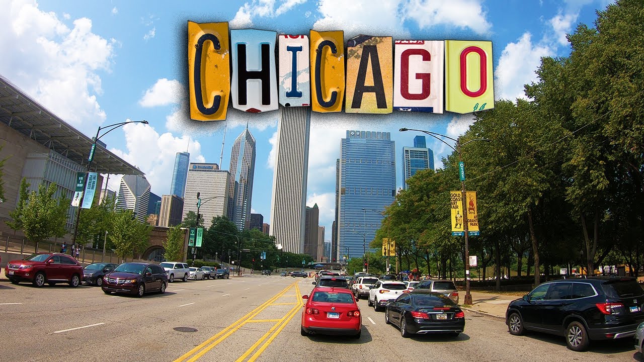 Chicago 4k | Driving Downtown | Illinois, USA