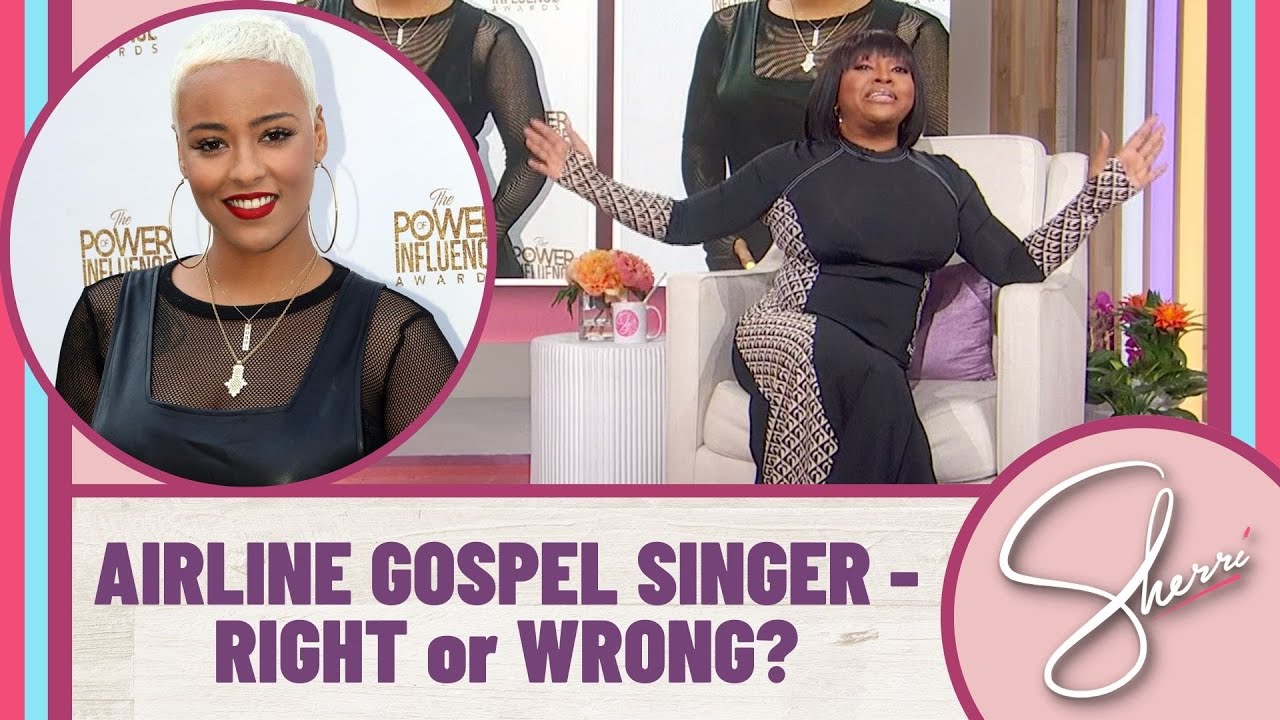 Gospel Singer Bobbi Storm Almost Kicked Off Flight | Sherri Shepherd