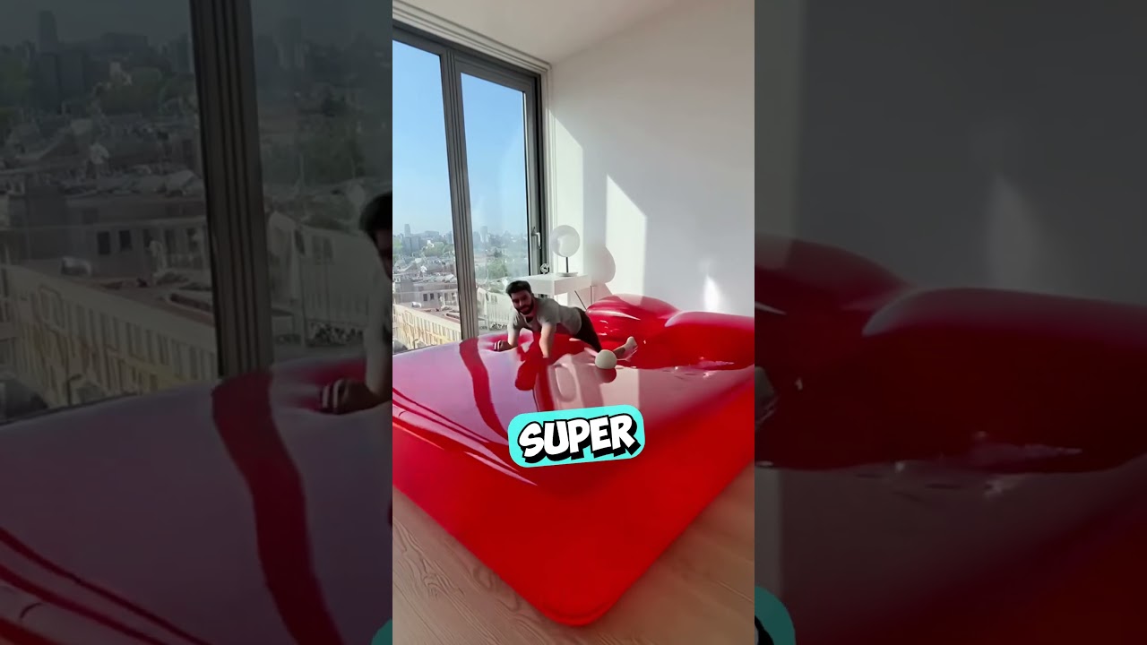 Эта кровать сделана из желе 😳 (@twinklemed/TT)