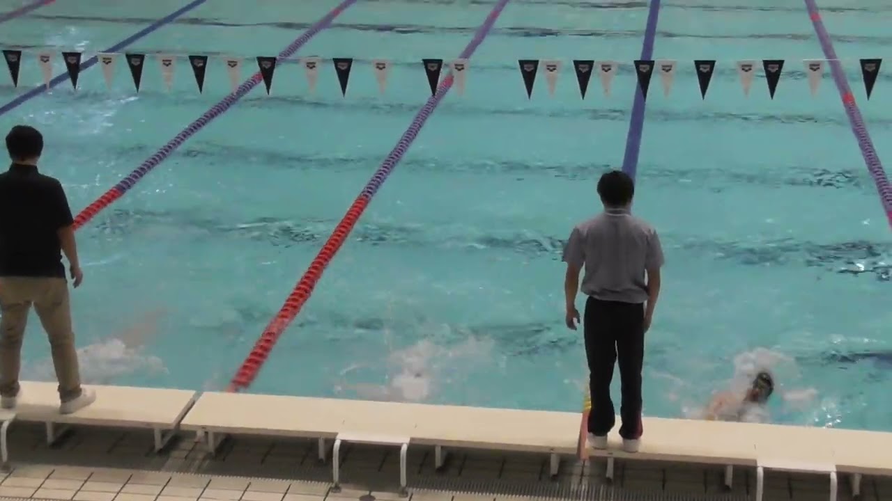関東学生冬季 100m Br 亀井