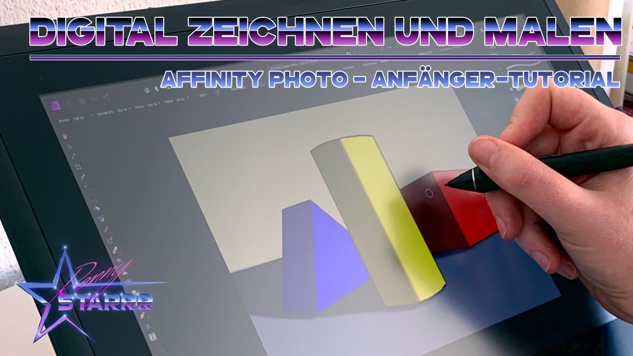 Affinity Photo |&nbsp;Digital Zeichnen und Malen &ndash; einfach und schnell | Tutorial deutsch |&nbsp;RonnyStarrr
