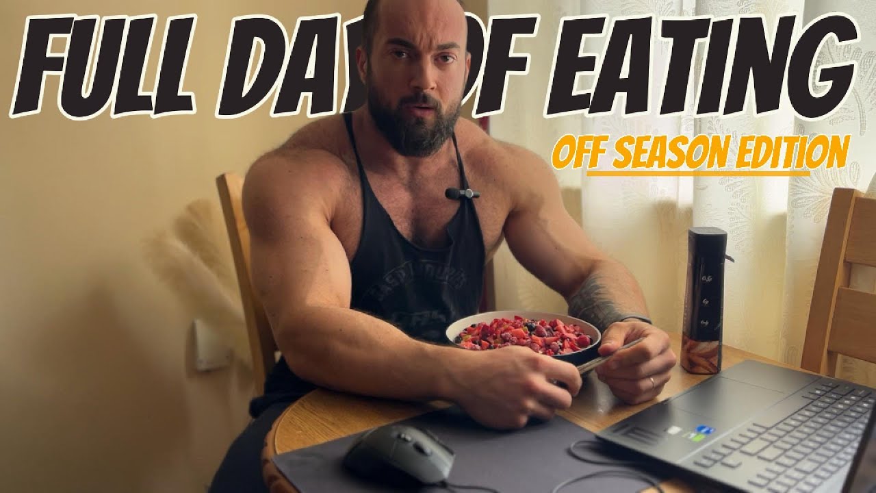 5,408 CALORIES OF CLEAN FOOD?! | Full Day of Eating (Off Season Edition)