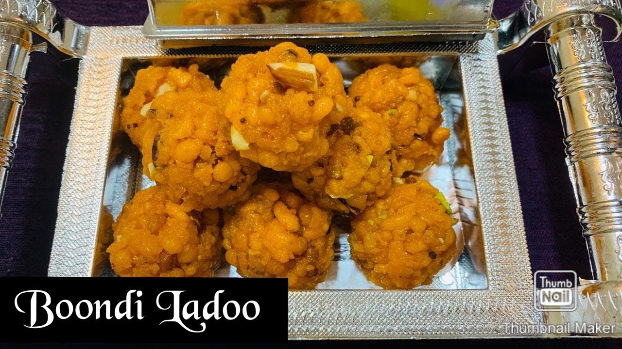 Boondi Ladoo Recipe | Desi Ghee Ke Motichoor Ladoo Recipe | Easy To Make Boondi Laddu